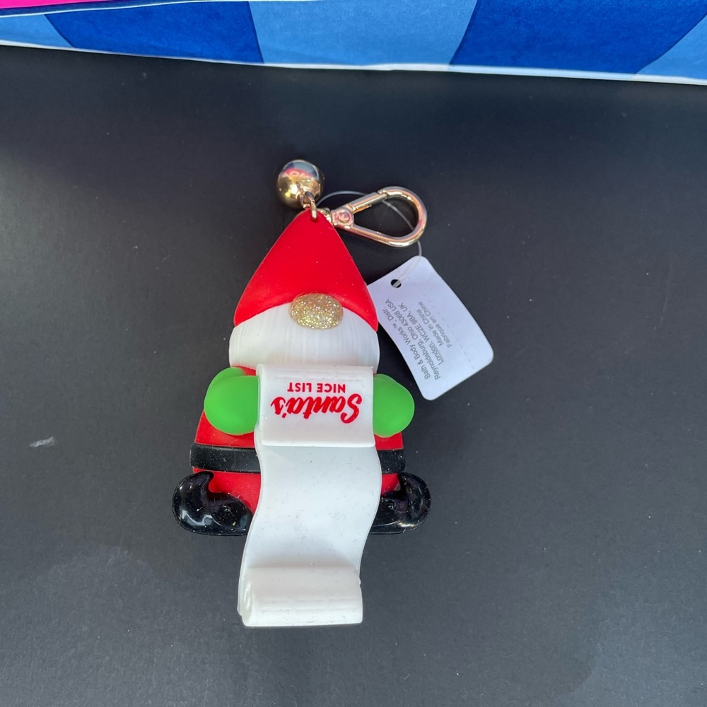 BBW Pocket Back Hand Sani Holder Santa - Picture 1 of 2